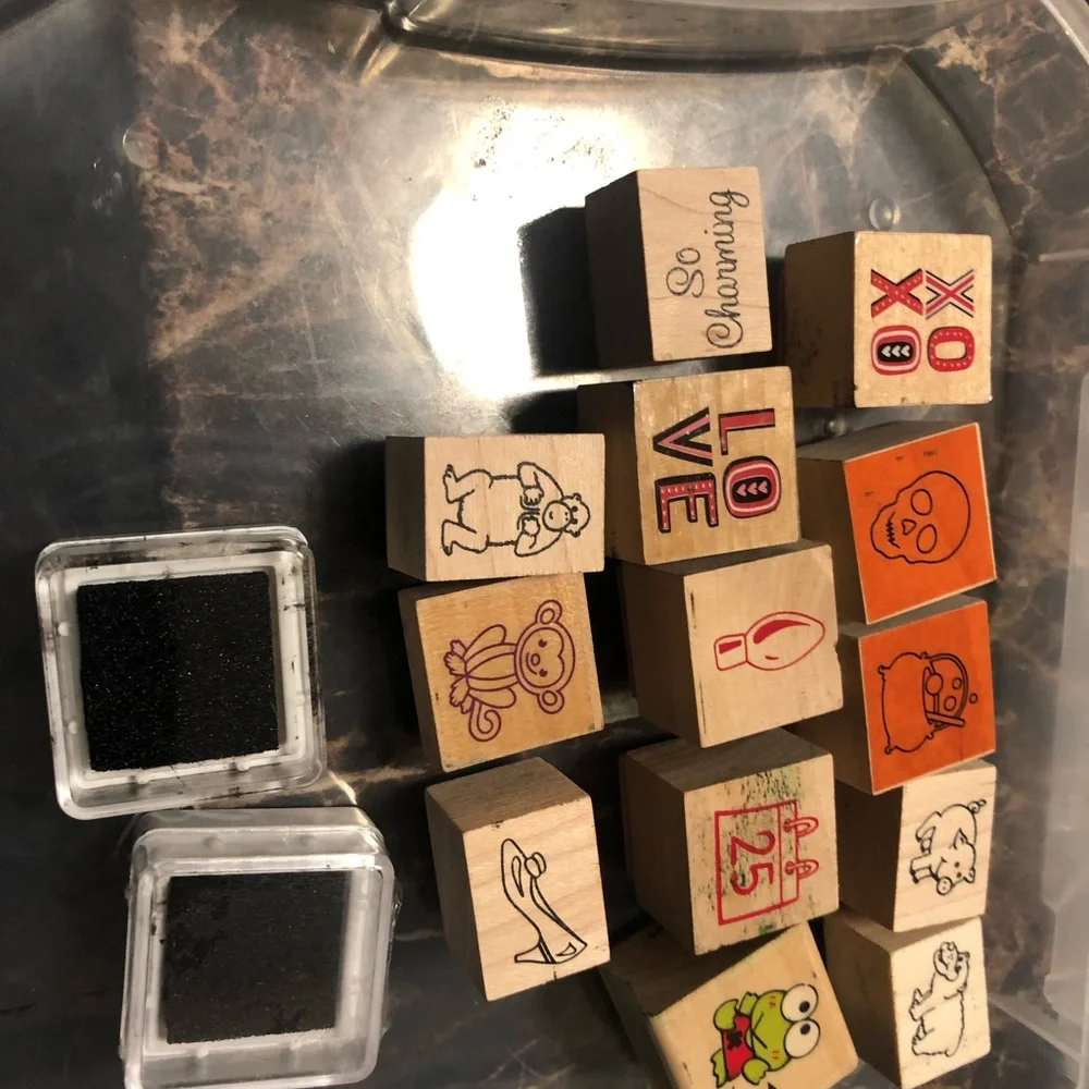 Stampin Up Fun Favorites Stamp Set of 12 Hostess of different set as shown